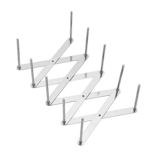 Creative Household Telescopic Stainless Steel Tray Rack Stor