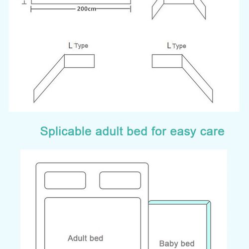 baby nursery Nordic Stars Design Baby Bed Thicken Bumper One
