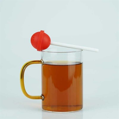 Silicone Tea Infuser Reusable Rubber Strainer lollipop tea