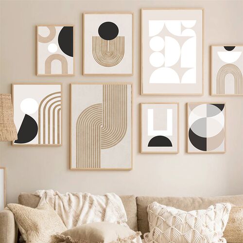 Minimalist Abstract Line Picture  Painting Wall Art Modern M