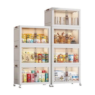Baby clothes snacks toys plastic multi-layer storage cabinet