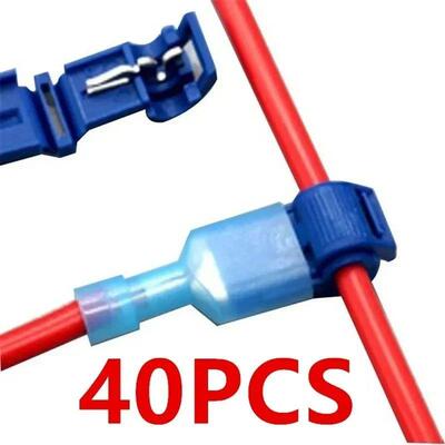 20pcs/40Pcs Quick Electrical Cable Connectors Snap Splice Lo