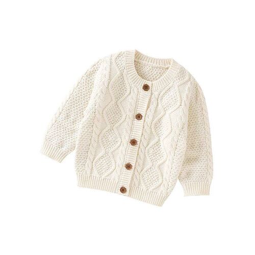 Fresh Solid Color Long Sleeve O-neck Knit Cotton Spring & Au