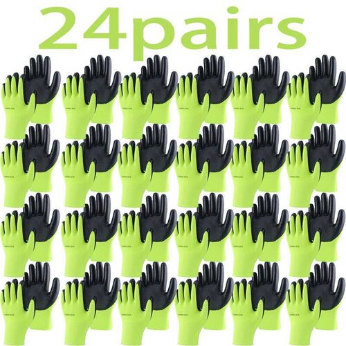 12/24 pairs safety work gloves, suitable for both men and wo