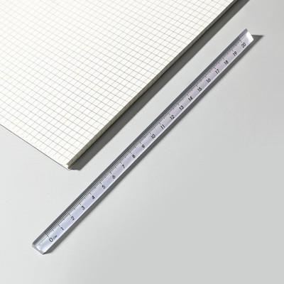 15cm /20 Cm Simple Transparent Triangular Straight Ruler