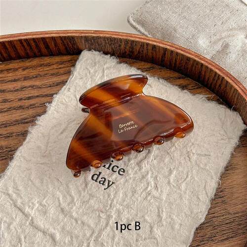 1PC acetic acid high-end sweet medium ponytail grab clip hai