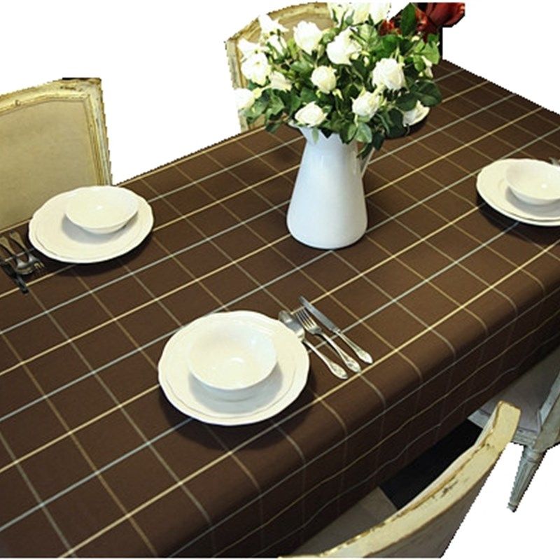 欧若拉餐桌布艺咖啡格子桌布咖啡厅桌布西餐厅台布椅垫可,居家布艺,桌布,淘宝优惠券,粉丝福利购,淘宝优惠卷