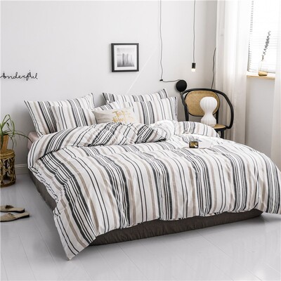 100% cotton Bed sheets set duvet cover bedding blanket 4sets