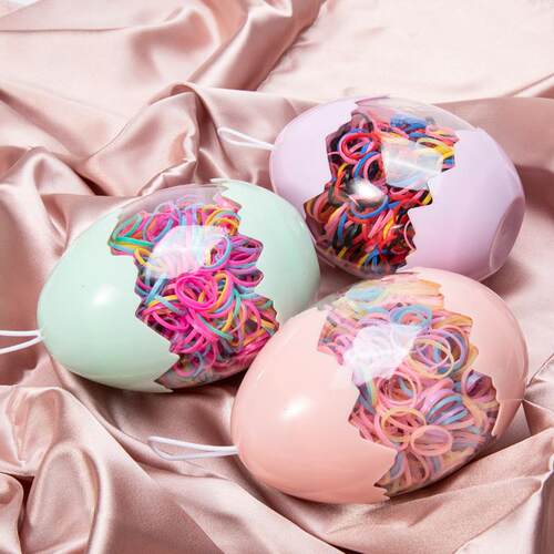 Cute dinosaur egg disposable childrens rubber band