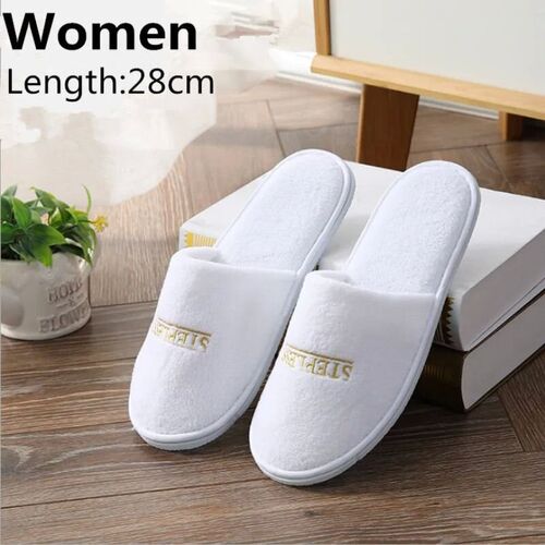 5 Pairs/Lot Winter Slippers Men Women Kids Disposable Hotel