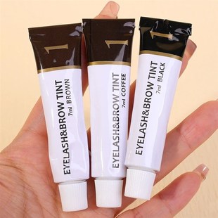 Semi Permanent Eyelash Eyebrow Dye Tint Kit 2 in 1 Waterproo