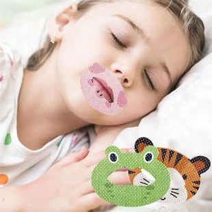 30pcs Sleep Strips cartoon animal Anti-Snoring Mouth Tape fo