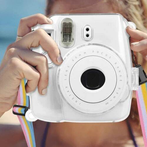 Crystal Transparent  Protective Case ver Pouch Shoulder Stra