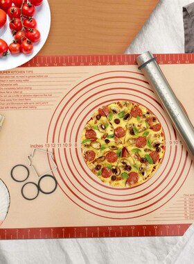 Silicone Pastry Mat Baking Kneading Rolling Mat Cookie Sheet