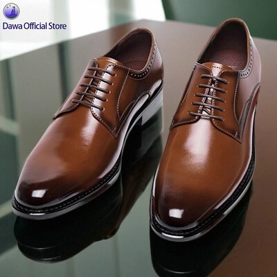男士真皮休闲皮鞋牛皮 Men Casual Genuine Leather Formal Shoes