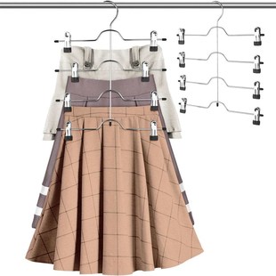 4-piece pants rack with clip, 4-layer multi-layer hanger