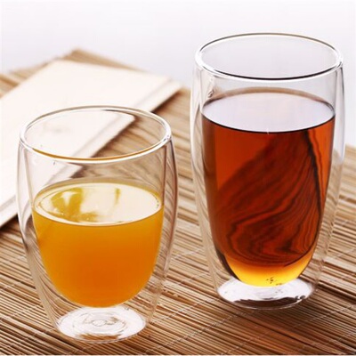 double wall glass coffee tea cups mugs drinking glasses mug