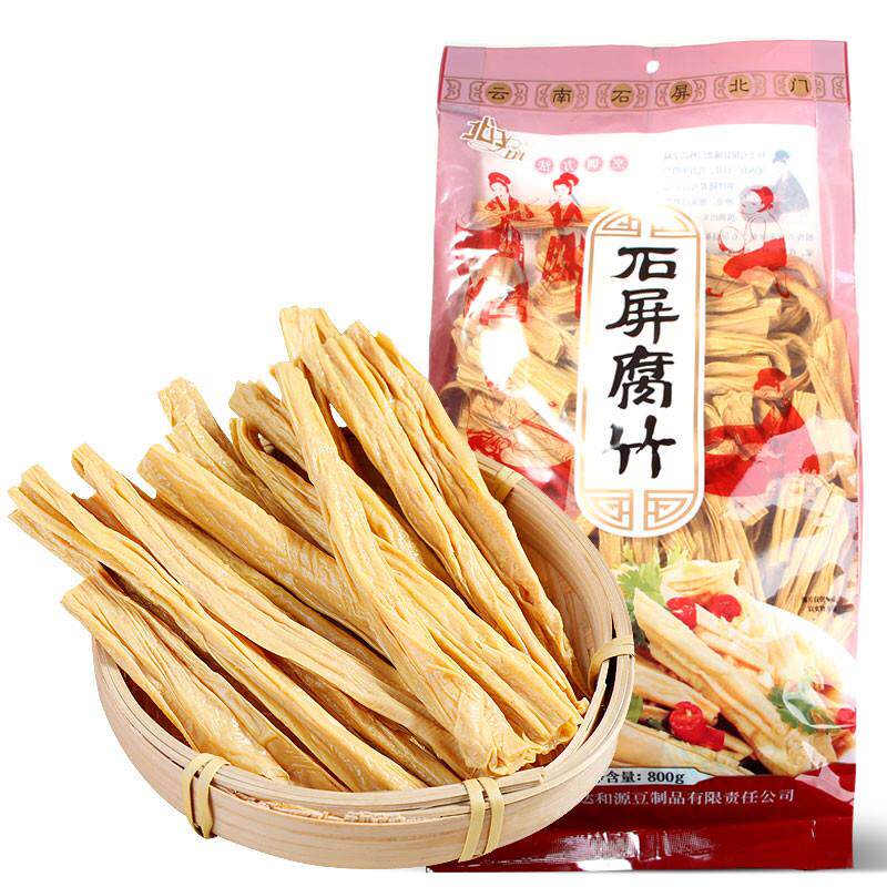 北门云南石屏腐竹干货800g头层凉拌非转基因豆腐皮