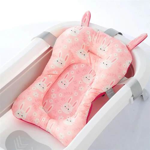 Safety Rabbit Anti-Slip Bear Baby Bath Cushion born Bath Sea