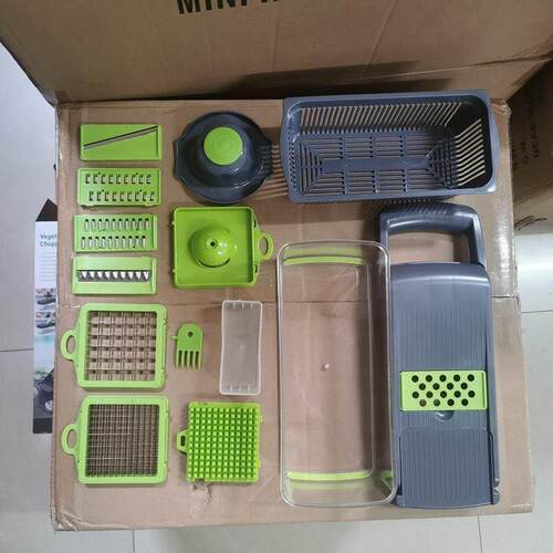 22pcs Vegetable Cutter Food Salad Fruit Peeler Cutter Slicer