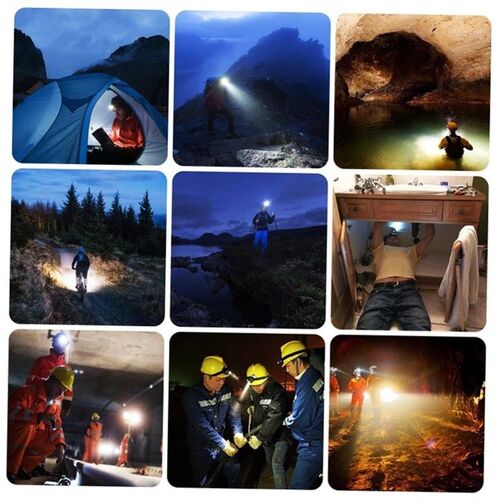 Hands-free LED Headlamp Motion Sensor head lamp头灯headlight