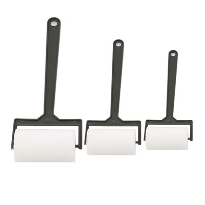 3Pcs/Set White Sponge Paint Brushes Children Graffiti Roller