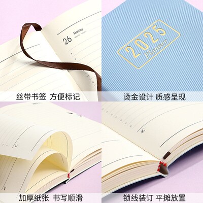 2025 Schedule Book Planner English Creative Diary Notebook