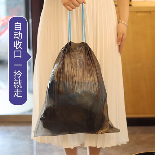 Garbage bags portable kitchen large trash can plastic bag