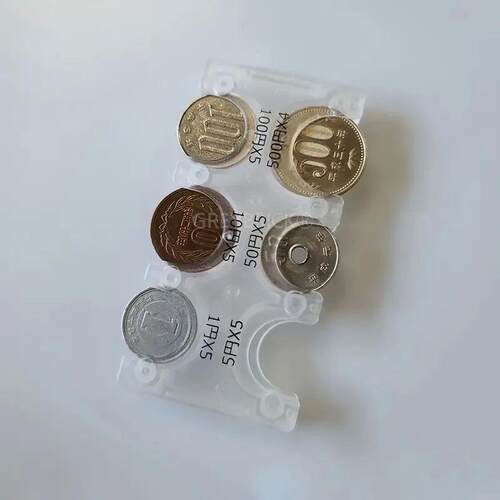 Mini Portable Coin Organizer, Portable Plastic Coin Holder,