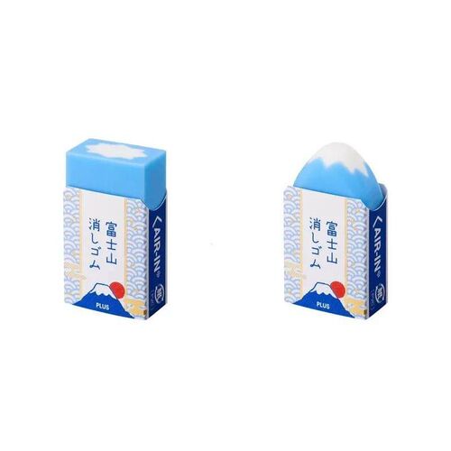 Plus Air-in Plastic Eraser Mount Fuji Eraser for Pencils Nov