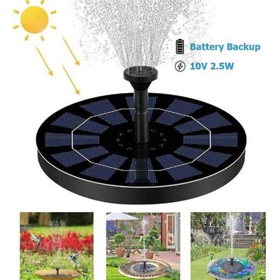 Pompe de Fontaine Solaire 2,5 W Cercle Flottant Solaire les