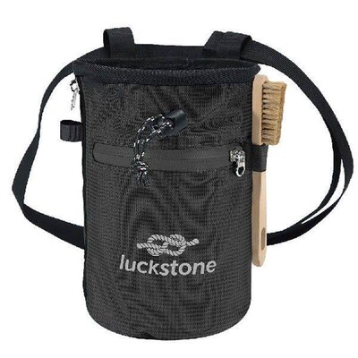 Climbing Chalk Bag with 2 Large Zippered Storage Pockets