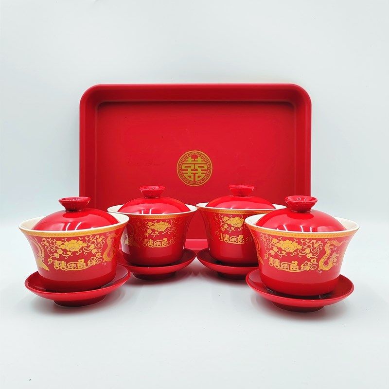 茶杯结婚改口婚庆茶具陶瓷装婚礼陪嫁红色喜碗一对用品碗筷茶碗,节庆用品/礼品,喜碗/敬茶杯,淘宝优惠券,粉丝福利购,淘宝优惠卷