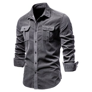 Business Casual Fashion Cotton Shirts Shirt Spring Top Mens