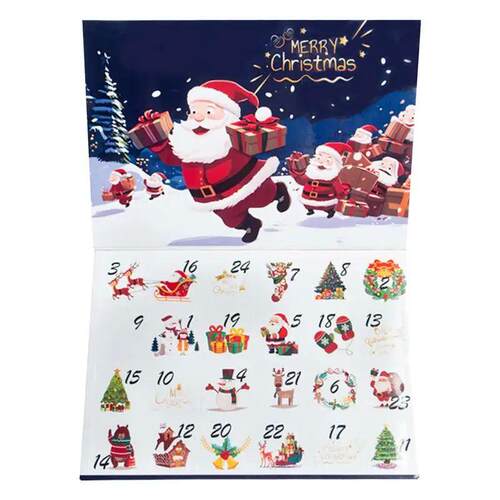 Empty Christmas Advent Calendar Gift Box Fillable 24 Days Co