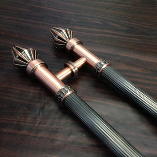 水镀复古碳灰红古铜青古铜玻璃门拉手仿古拉手木门酒店KTV门把手