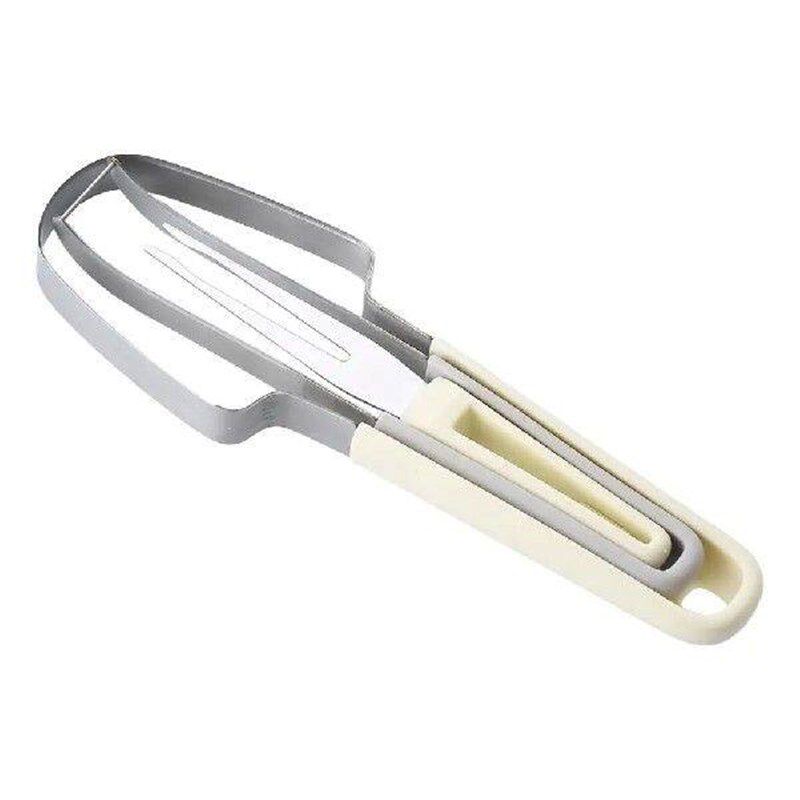 3-in-1 Watermelon Cutter Fruit Carving Knife Stainless - 实物图