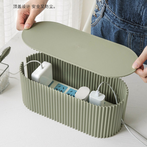 Large plug board storage box wire Cable Storage Case Organiz