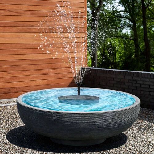 1pc Solar Fountain Outdoor Pool Solar Fountain Pump Essentia