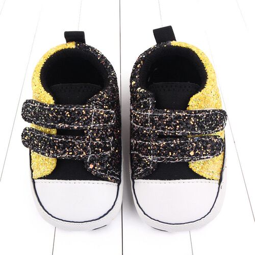 Koovan Baby Shoes 2021 New Trend Sequins Canvas Shoes Baby B