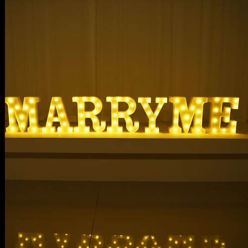 Alphabet 26 Lights LED Light  Decoratio Birthday decoration