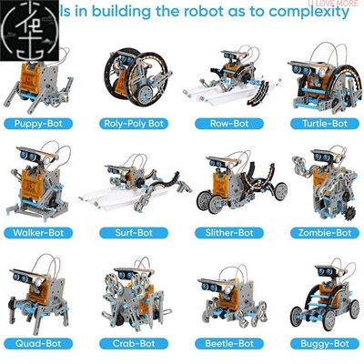 Solar Robot Kits High-Tech Science Toys for Boys and Girls I
