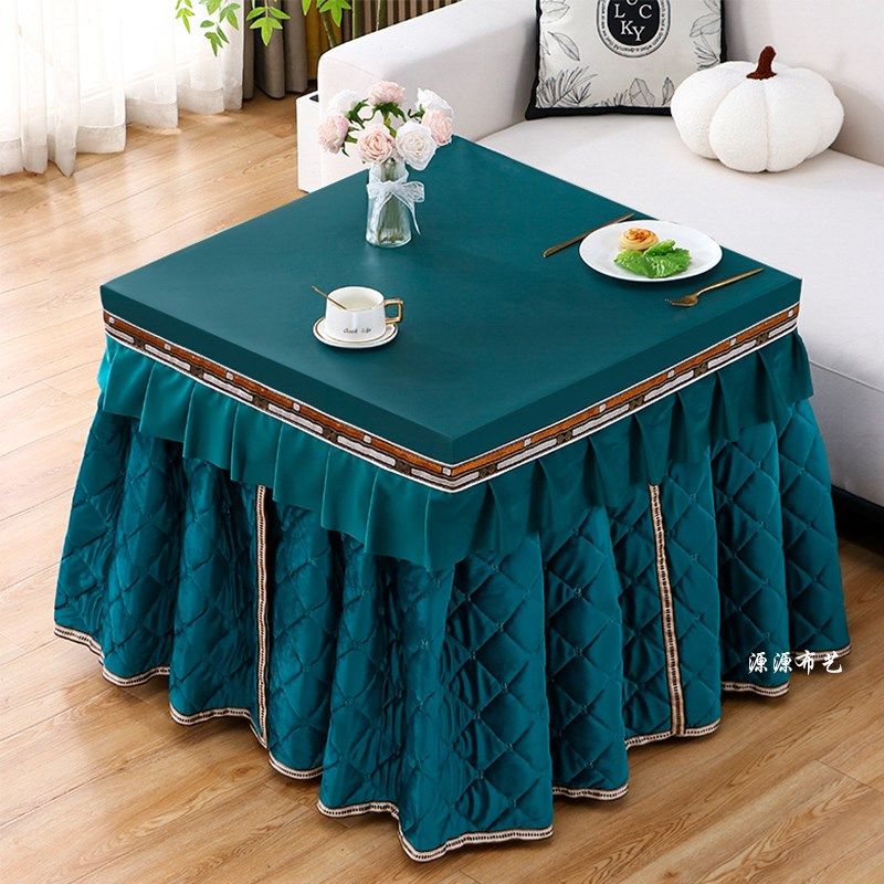 冬季新款烤火罩免洗皮盖正方形电炉取暖烤火被加厚面绒麻将机,居家布艺,烤火罩,淘宝优惠券,粉丝福利购,淘宝优惠卷