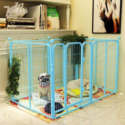 Dog cage small dog Teddy cat cage with toilet separation med