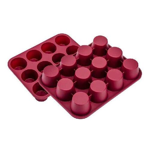 12Cup Silicone Muffin Baking Pan Non Stick Cupcake Cake