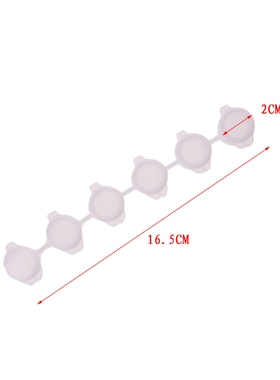 5Pcs 6 Joint 3ml Pigment Container Box Painting Acrylic Pain