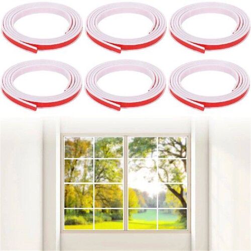 6Pcs Window Grid Trims 39.4 Ft Peel And Stick Window Trims