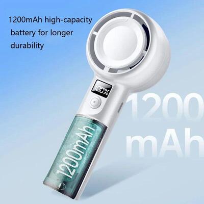 Portable Handheld Fan Air Cooler USB Rechargeable Small Cool