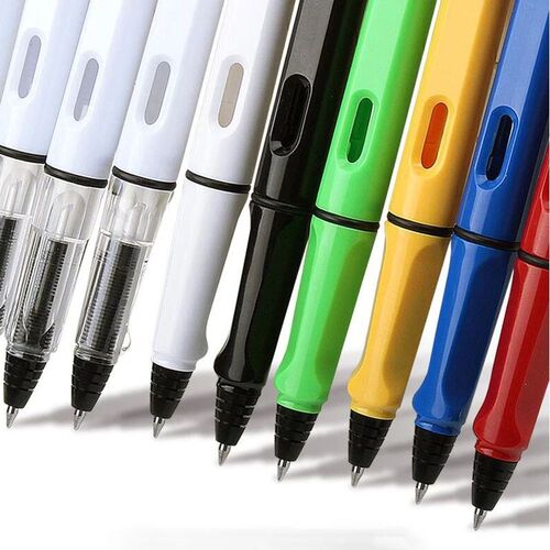 High Quality Piston Fountain Pen Transparent White bullet Ne