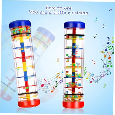 Rainmaker Baby Toys Rain Stick for Babies  6  12 Months Ratt